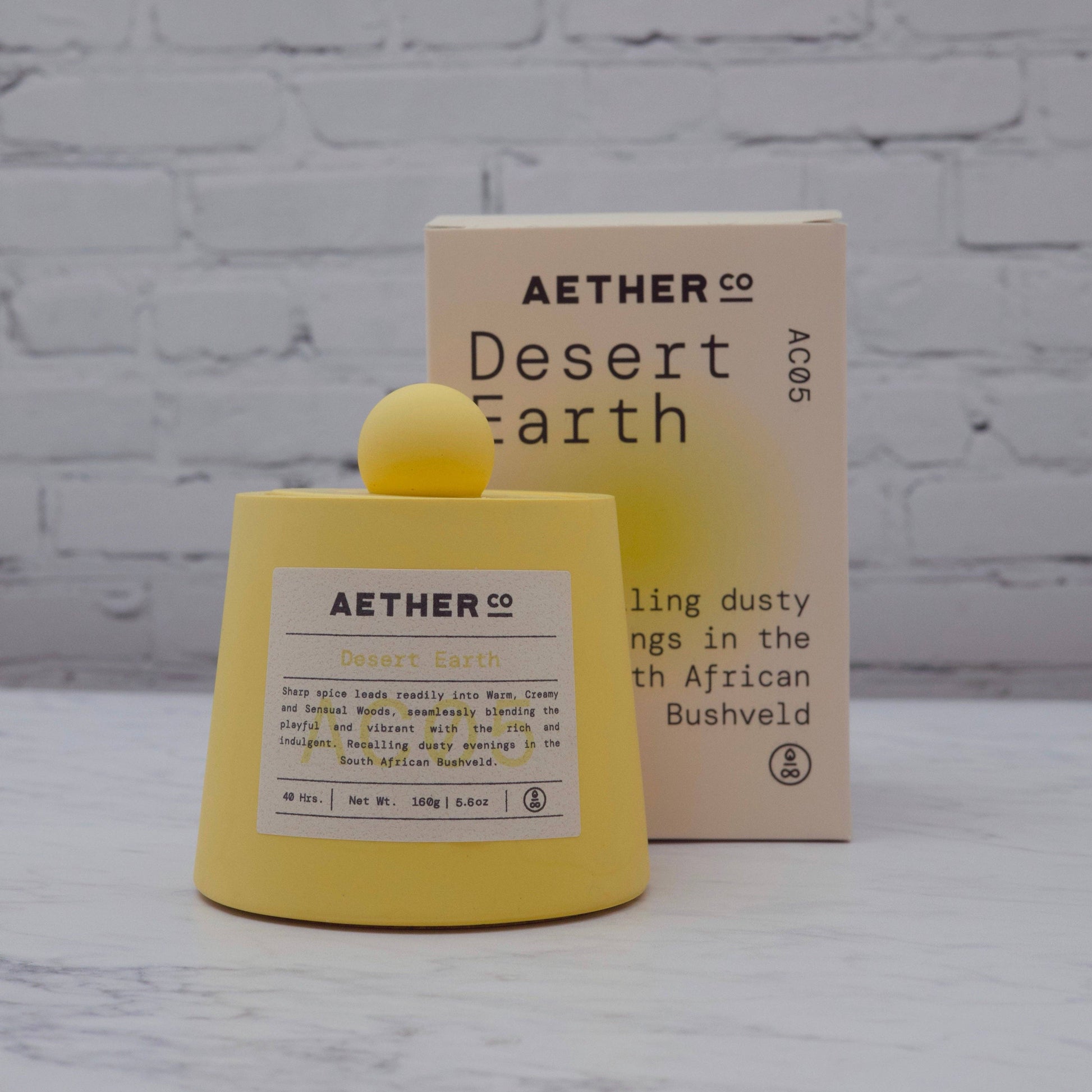 Desert Earth Candle 160g at Joetie Home Fragrance. Luxury Handmade Apothecary Soy Candles