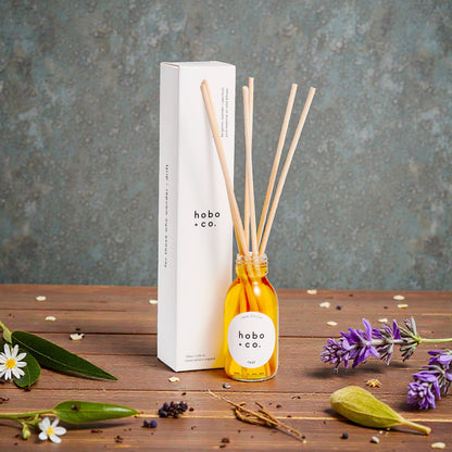 Rest Aromatherapy Reed Diffuser – 100ml Essential Oil Blend by Hobo + Co