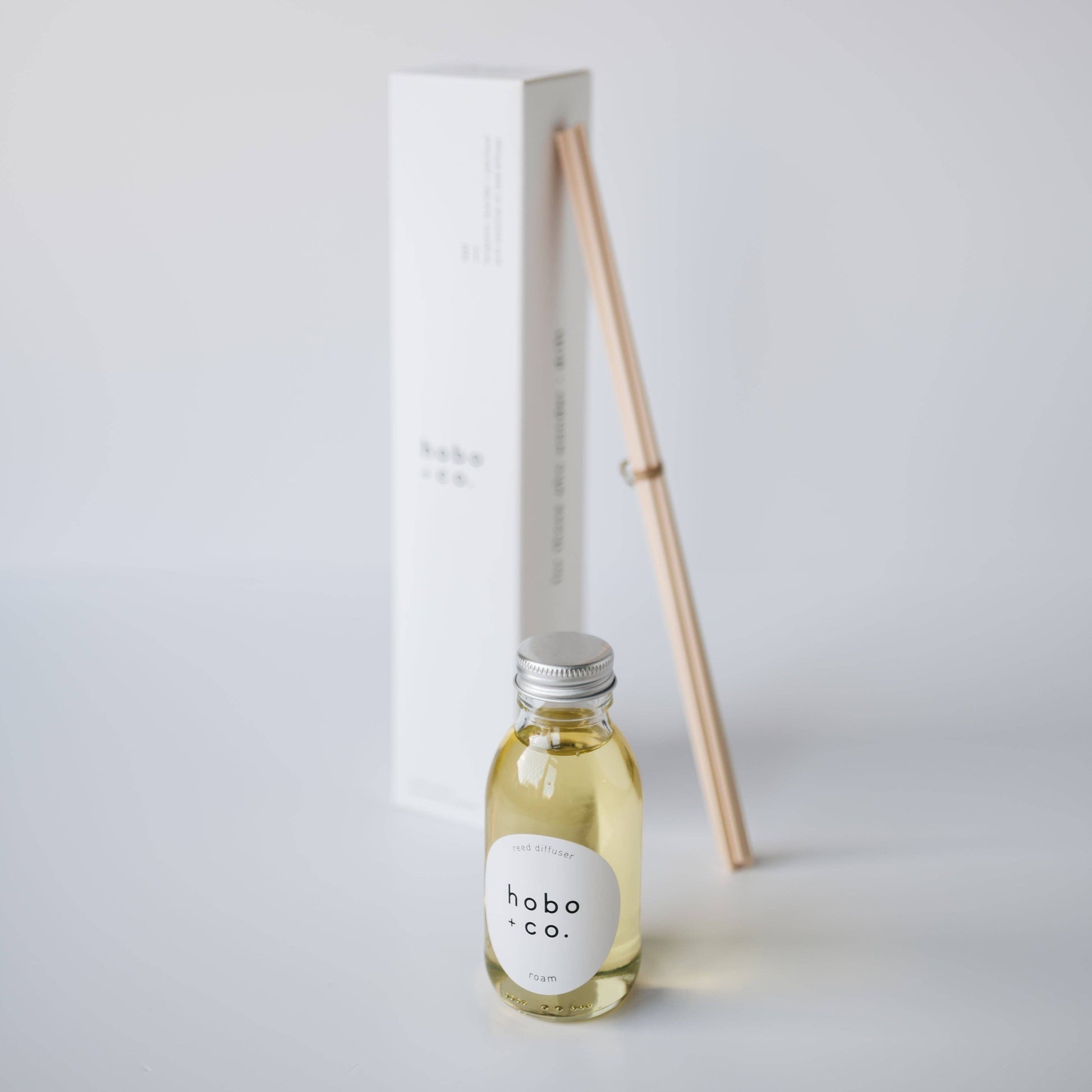 Hobo+Co Roam Essential Oil Reed Diffuser at Joetie Home Fragrance. Luxury Handmade Apothecary Soy Candles