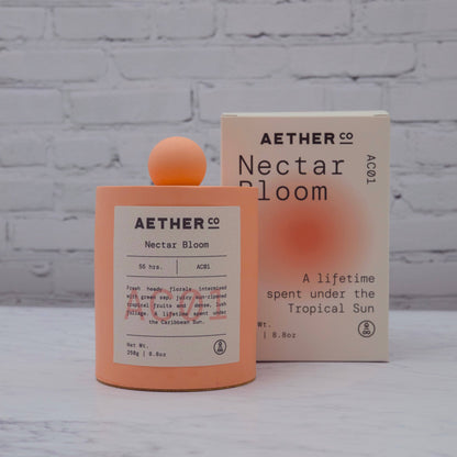Nectar Bloom Candle 250g at Joetie Home Fragrance. Luxury Handmade Apothecary Soy Candles
