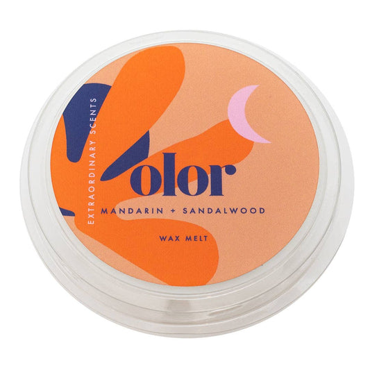 Wax Melt - Mandarin + Sandalwood - Citrus Woody