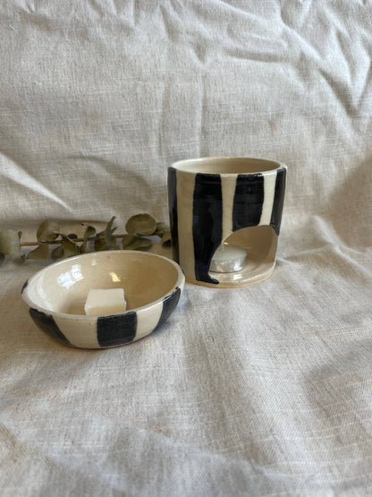 Stripe Wax Burner