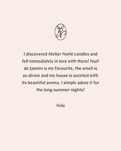 Nuit de Jasmin Candle – 200g Soy Wax by Atelier Noitē