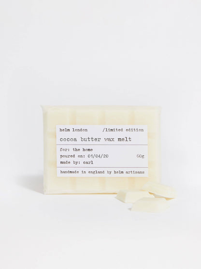 Cocoa Butter Wax Melt at Joetie Home Fragrance. Luxury Handmade Apothecary Soy Candles