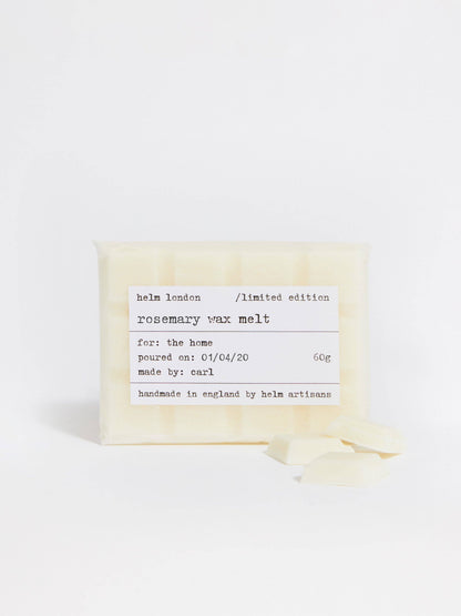 Rosemary Wax Melt at Joetie Home Fragrance. Luxury Handmade Apothecary Soy Candles
