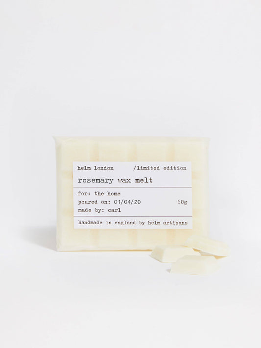 Rosemary Wax Melt at Joetie Home Fragrance. Luxury Handmade Apothecary Soy Candles
