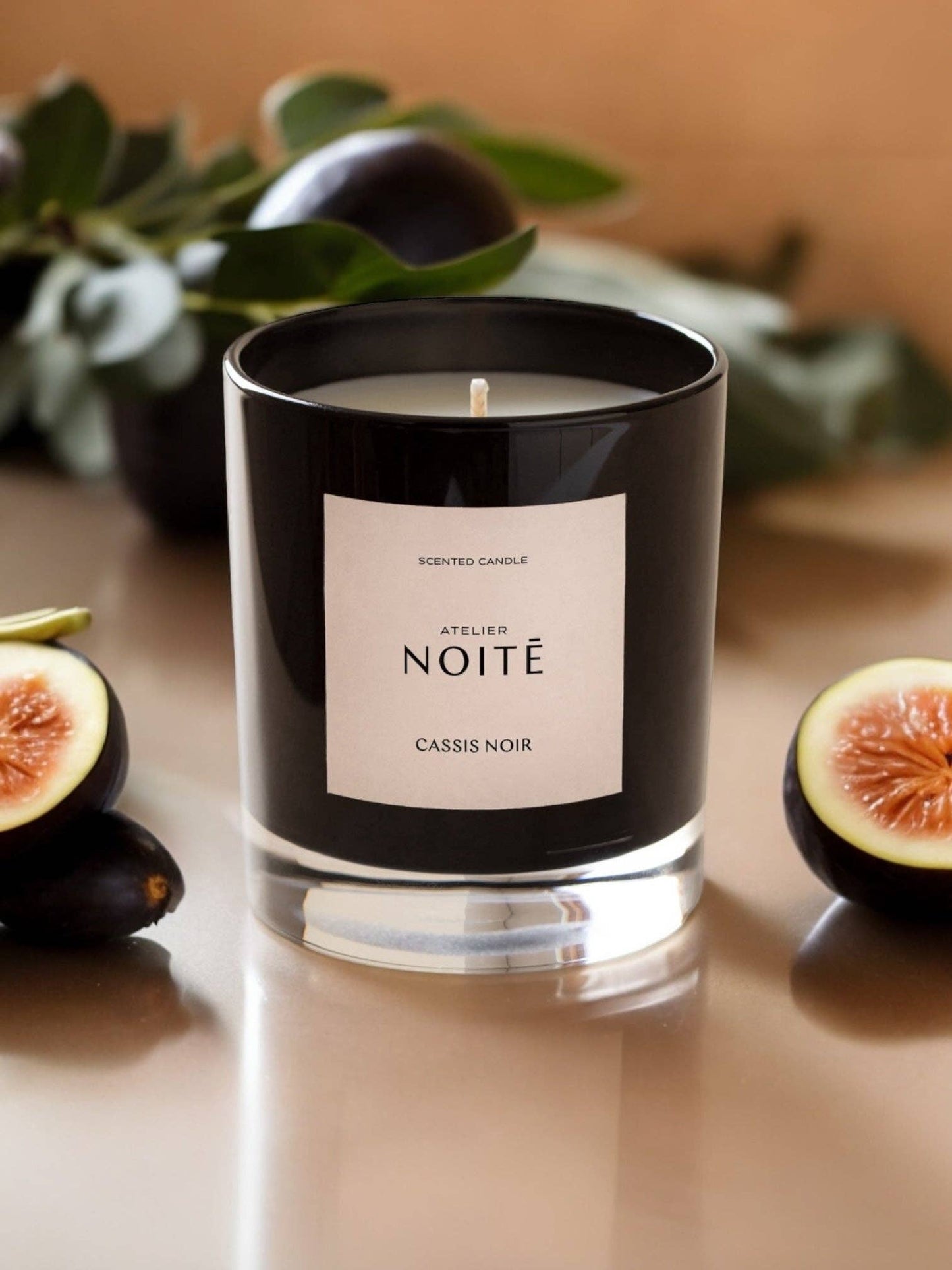 Cassis Noir Candle – 200g Soy Wax by Atelier Noitē