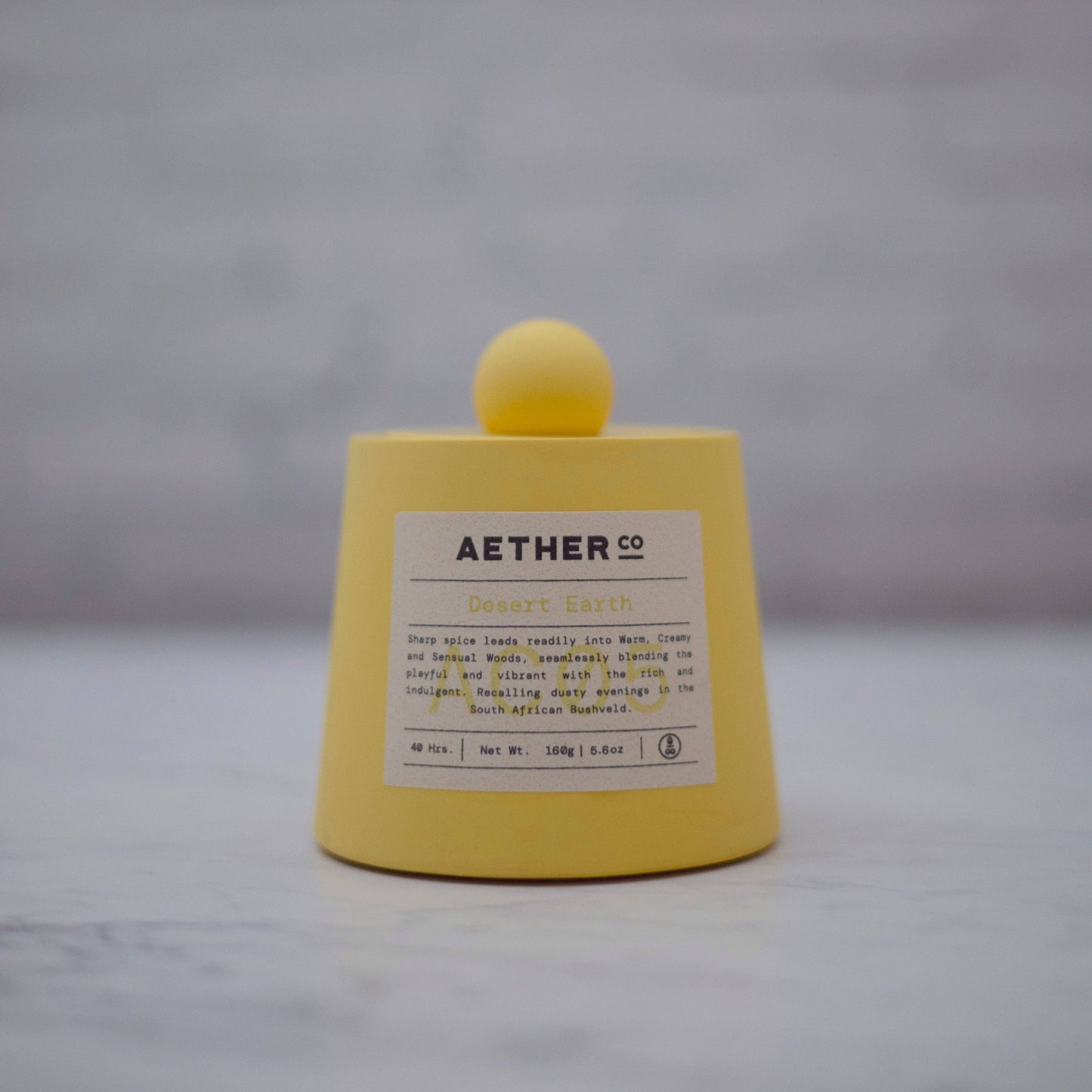 Desert Earth Candle 160g at Joetie Home Fragrance. Luxury Handmade Apothecary Soy Candles