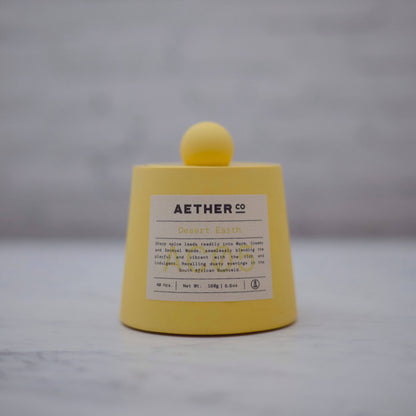 Desert Earth Candle 160g at Joetie Home Fragrance. Luxury Handmade Apothecary Soy Candles