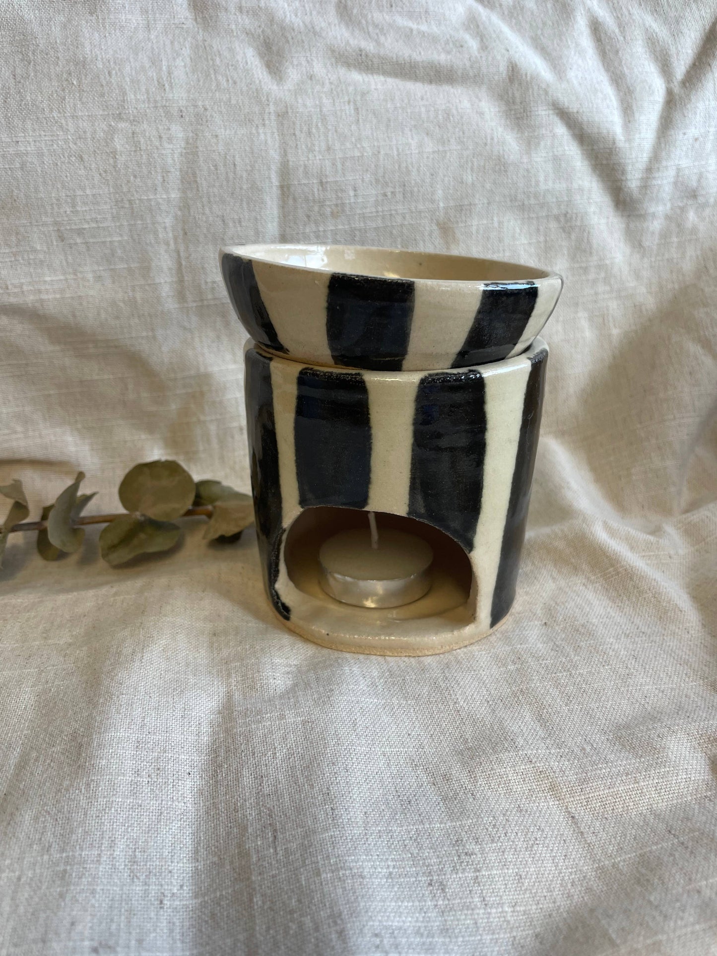 Stripe Wax Burner