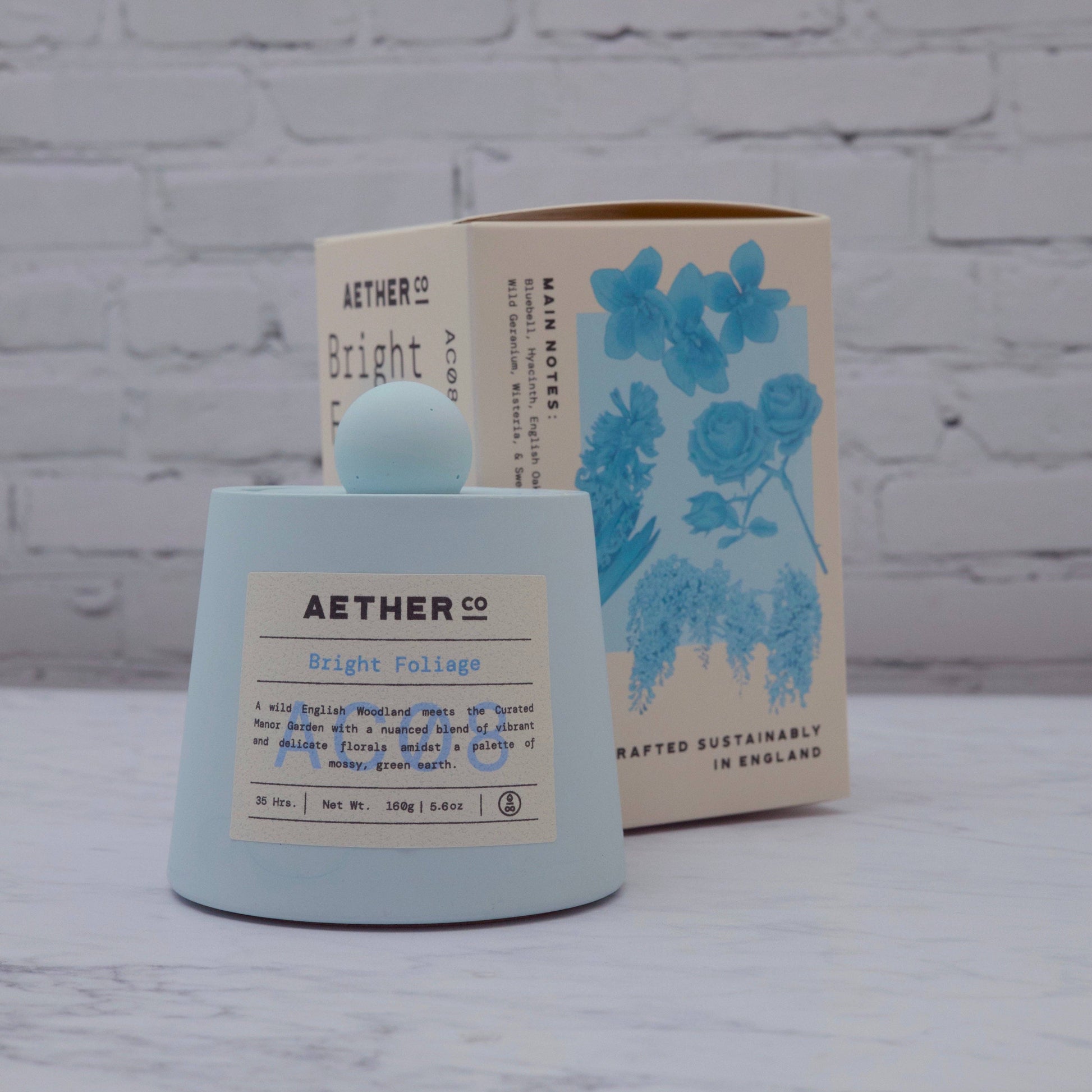 Bright Foliage Candle 160g at Joetie Home Fragrance. Luxury Handmade Apothecary Soy Candles