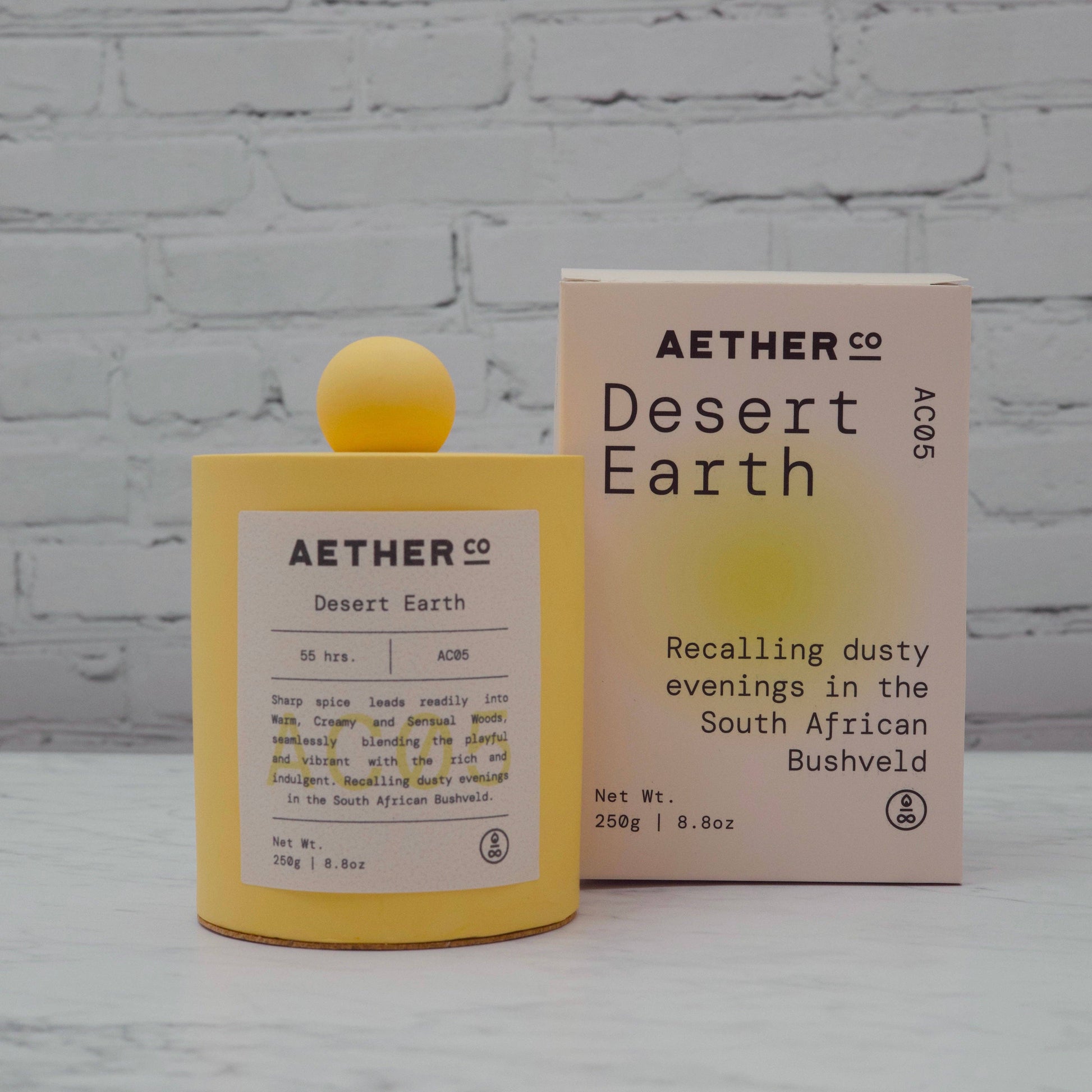 Desert Earth Candle 250g at Joetie Home Fragrance. Luxury Handmade Apothecary Soy Candles