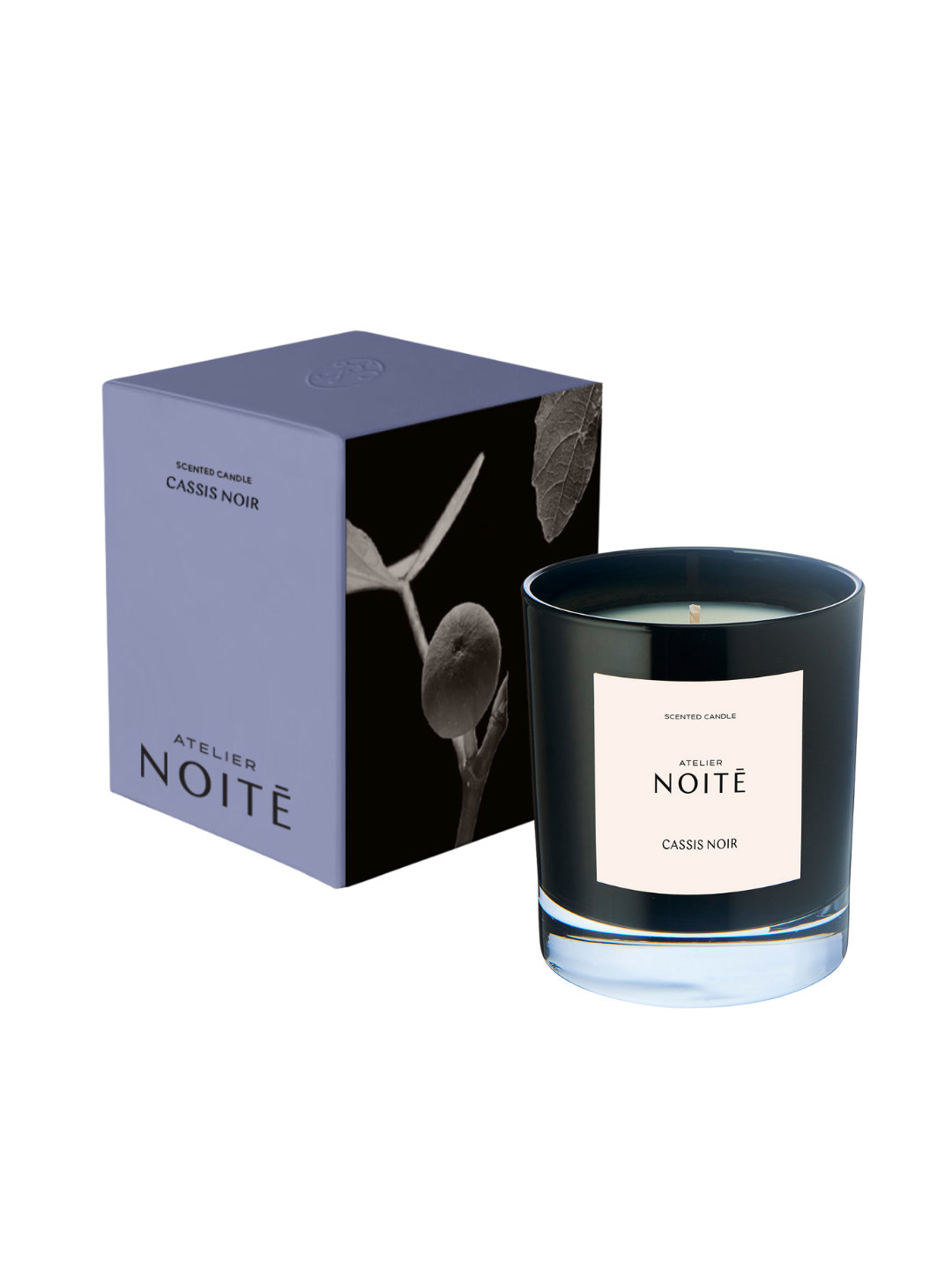 Cassis Noir Candle – 200g Soy Wax by Atelier Noitē