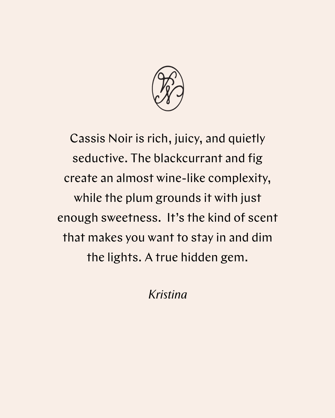 Cassis Noir Candle – 200g Soy Wax by Atelier Noitē