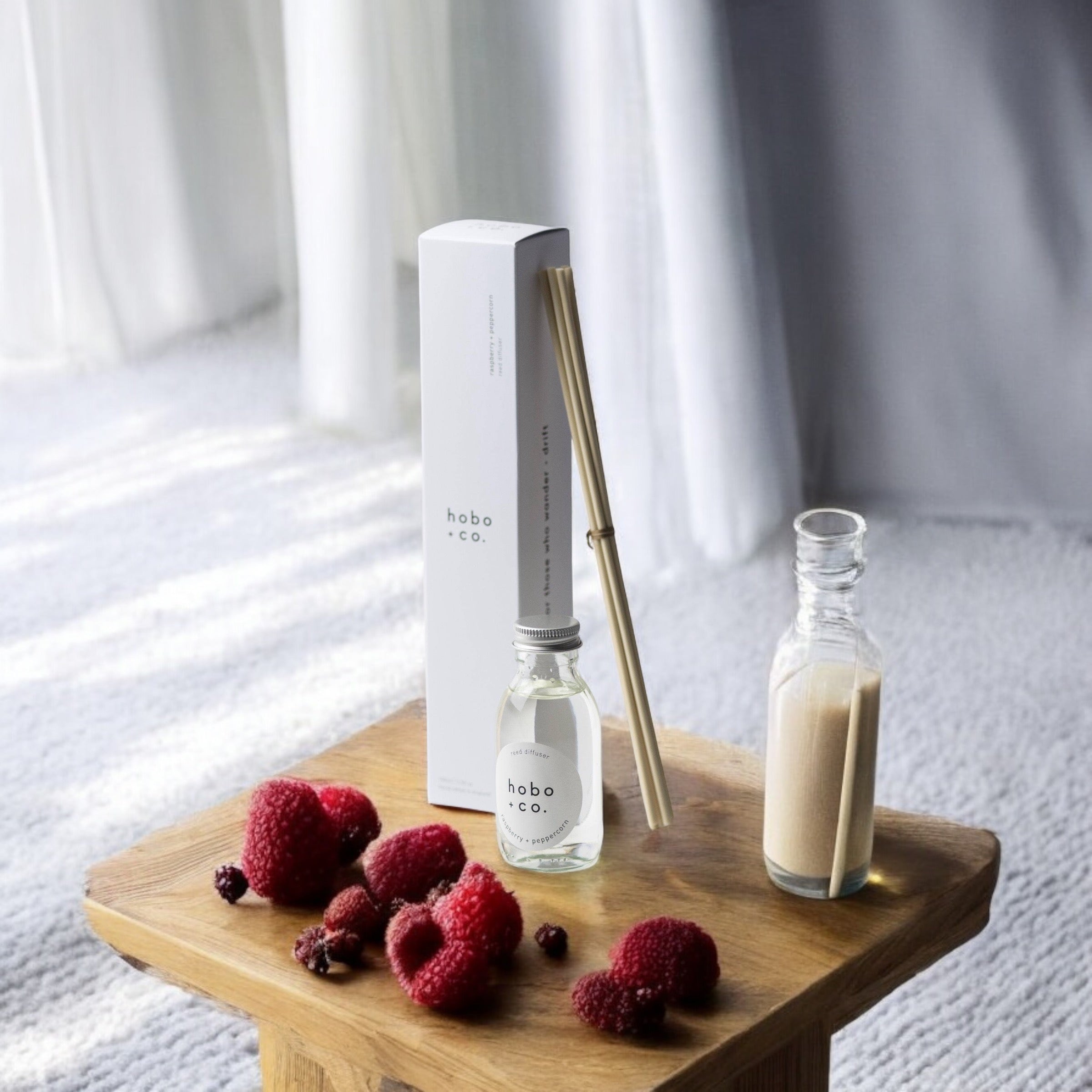 Raspberry + Peppercorn Reed Diffuser Fruity & Spiced Scent by Hobo + Co ...