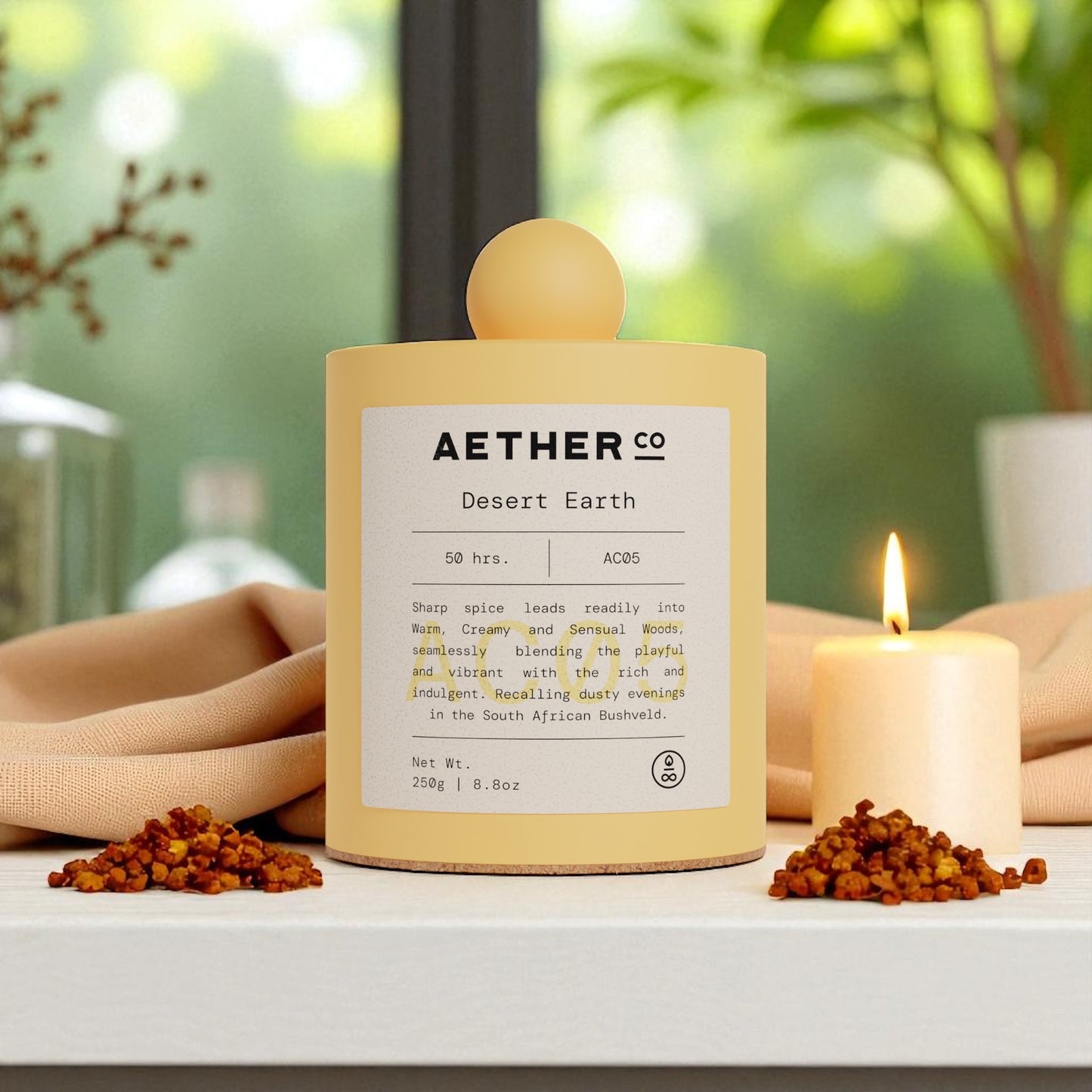 AetherCo Desert Earth Candle 250g