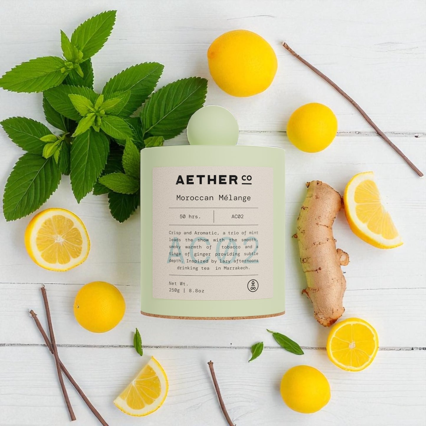 AetherCo Moroccan Mélange Candle 250g