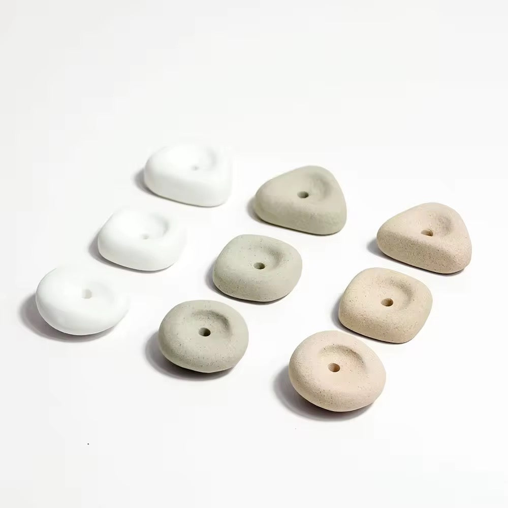 Clay Incense Holder Set of 3