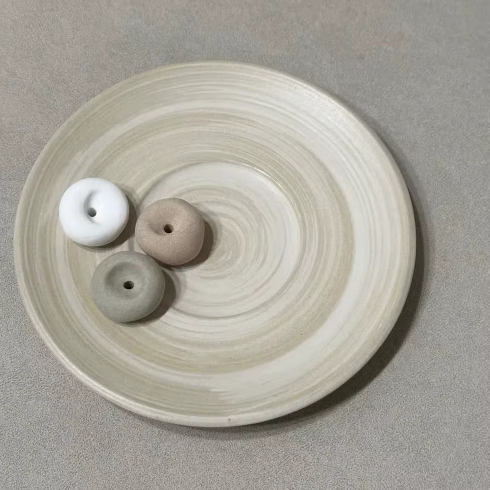 Clay Incense Holder Set of 3