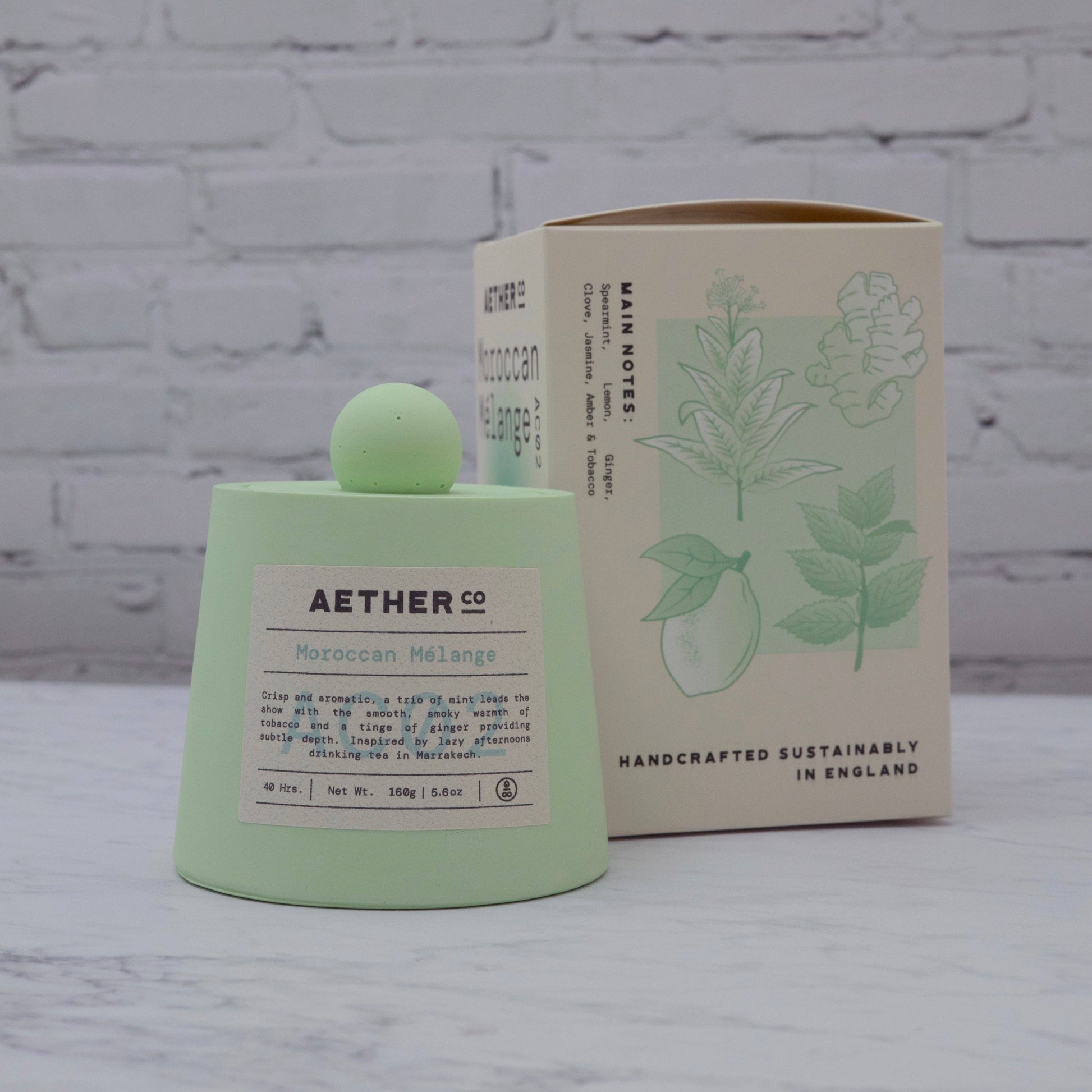 Moroccan Mélange Candle 160g at Joetie Home Fragrance. Luxury Handmade Apothecary Soy Candles
