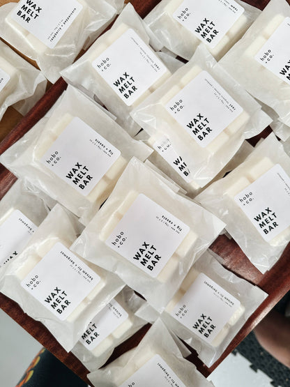 Citrus and basil wax melt bar