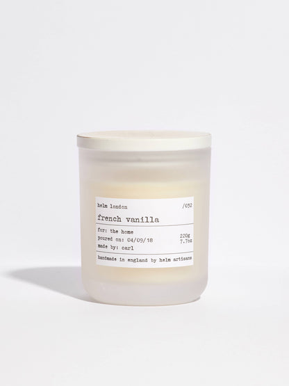 Helm London French Vanilla Soy Wax Candle
