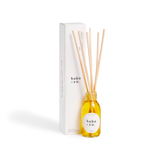 Hobo+Co Roam Essential Oil Reed Diffuser at Joetie Home Fragrance. Luxury Handmade Apothecary Soy Candles