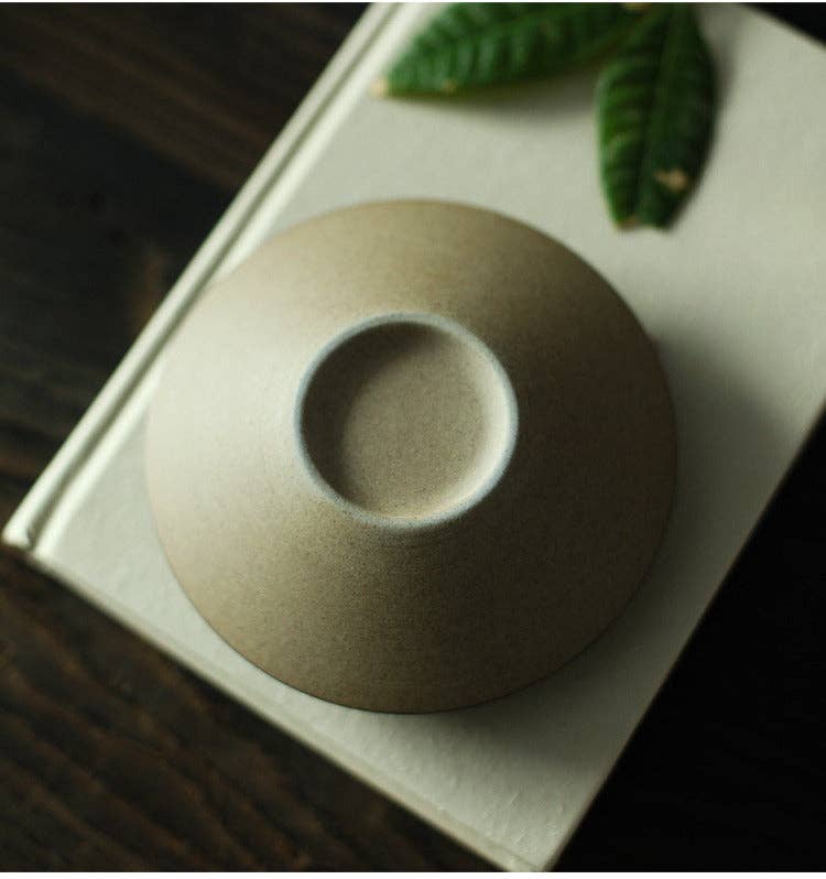 Ceramic Beige Incense Stick Holder