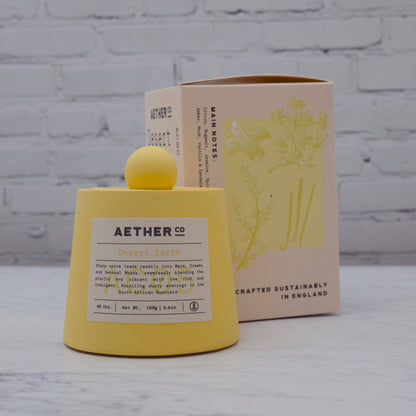 Desert Earth Candle 160g at Joetie Home Fragrance. Luxury Handmade Apothecary Soy Candles