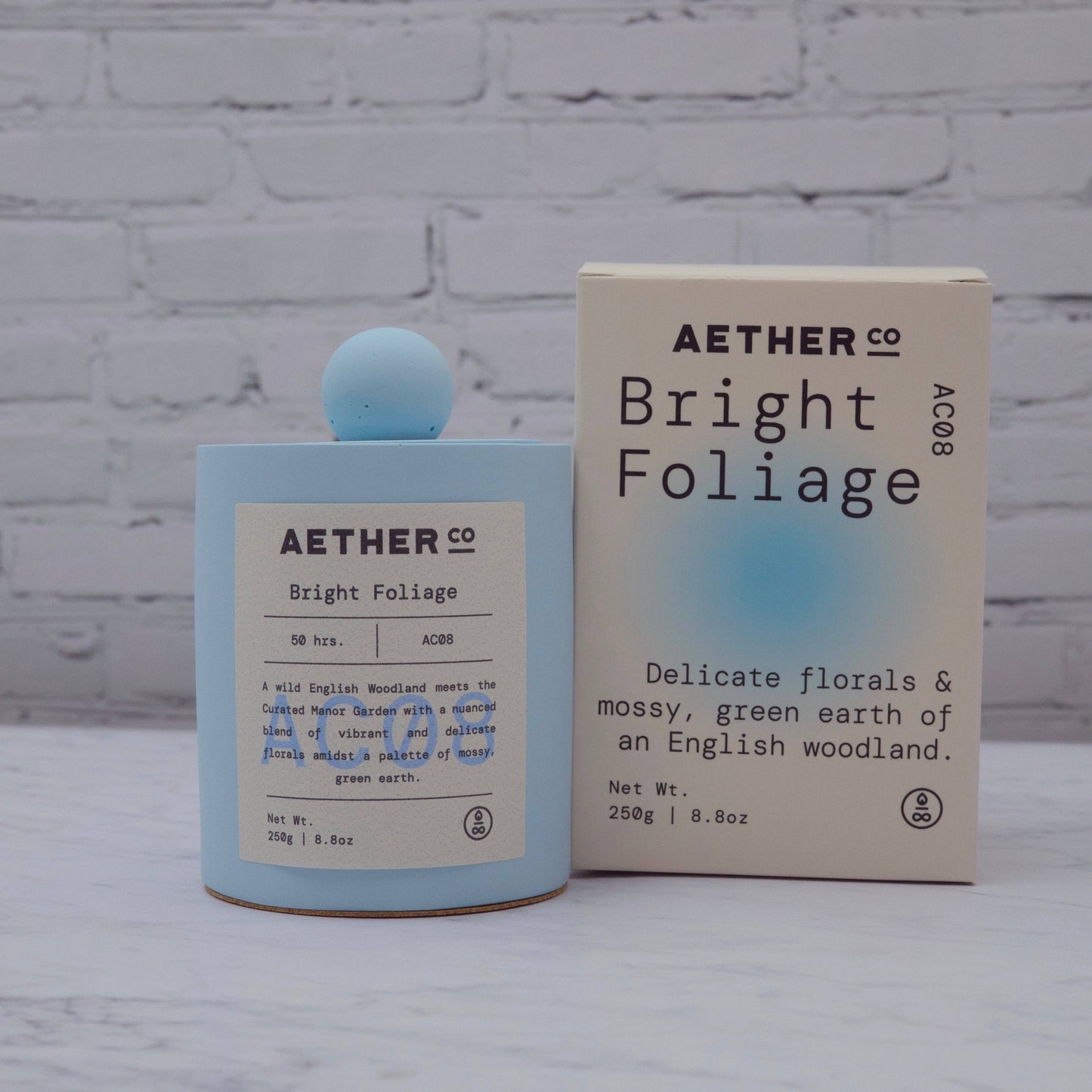 Bright Foliage Candle 250g at Joetie Home Fragrance. Luxury Handmade Apothecary Soy Candles