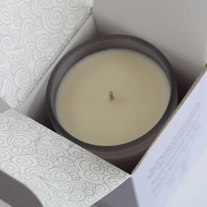 Balmy Dusky Skies Soy Wax Candle at Joetie Home Fragrance. Luxury Handmade Apothecary Soy Candles