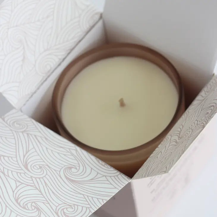 Balmy Wild Shores Soy Wax Candle at Joetie Home Fragrance. Luxury Handmade Apothecary Soy Candles