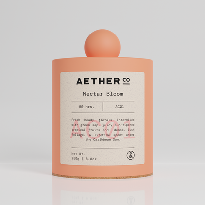 Nectar Bloom Candle 250g at Joetie Home Fragrance. Luxury Handmade Apothecary Soy Candles