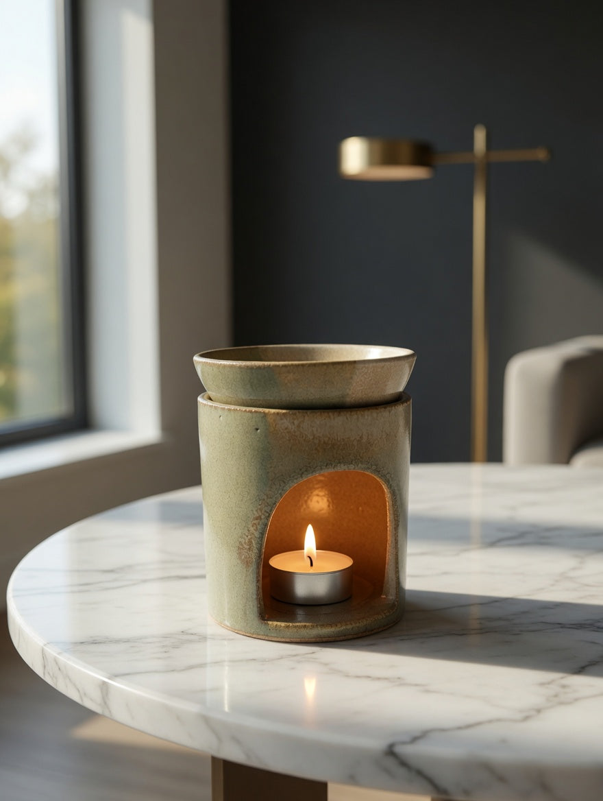 Bamboo Wax Burner