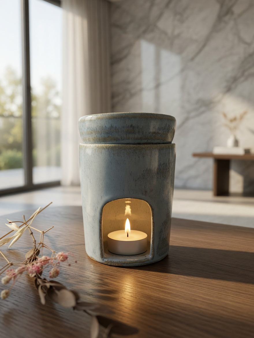 Sky Blue Wax Burner