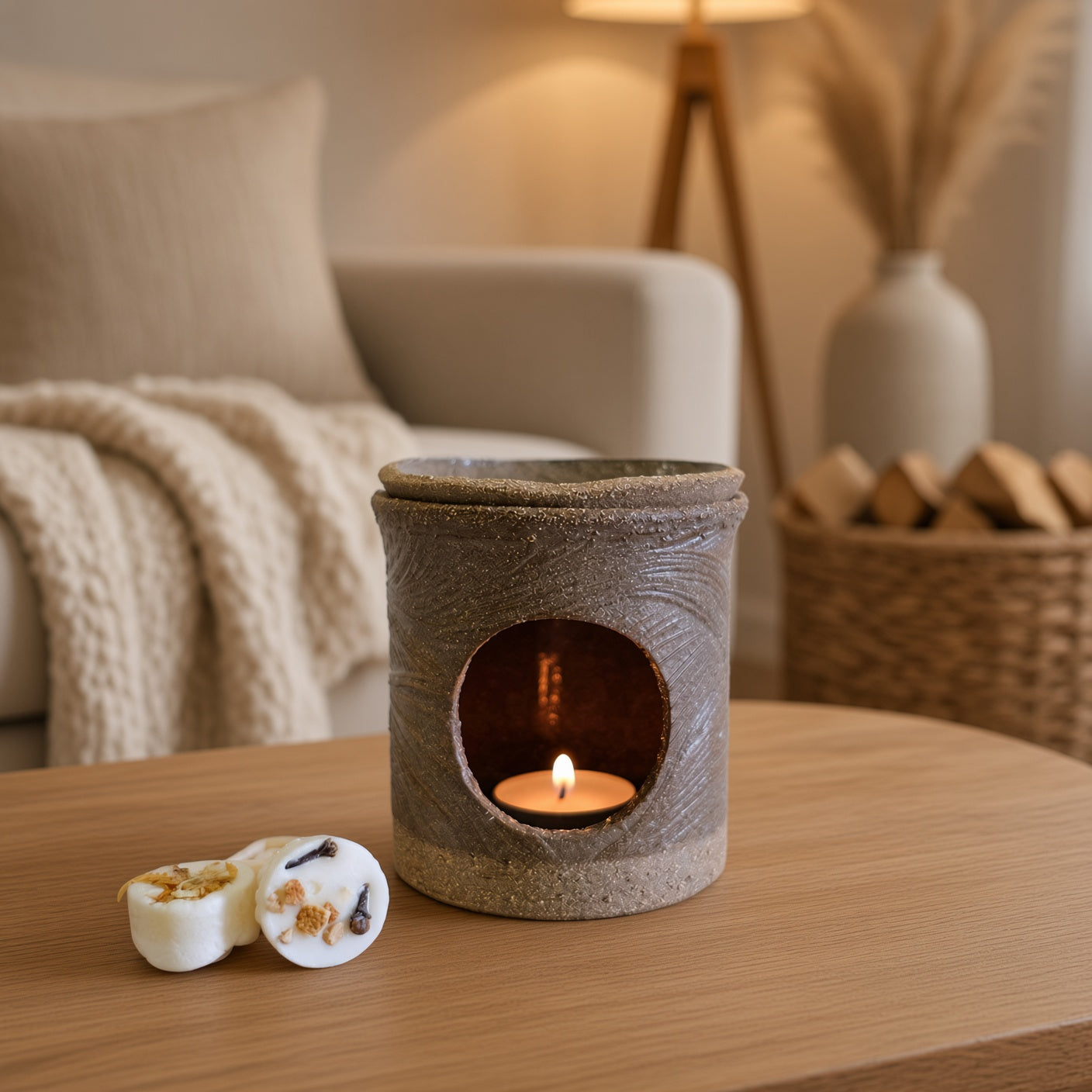 Rustic Brown Wax/Oil Burner