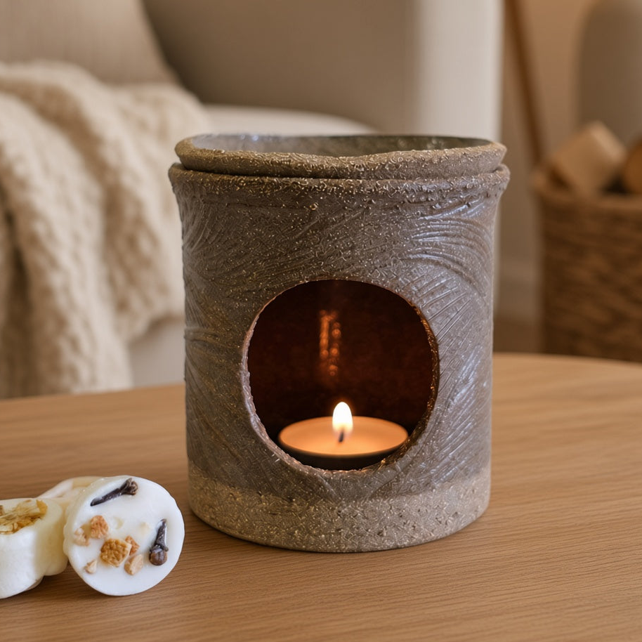 Rustic Brown Wax/Oil Burner