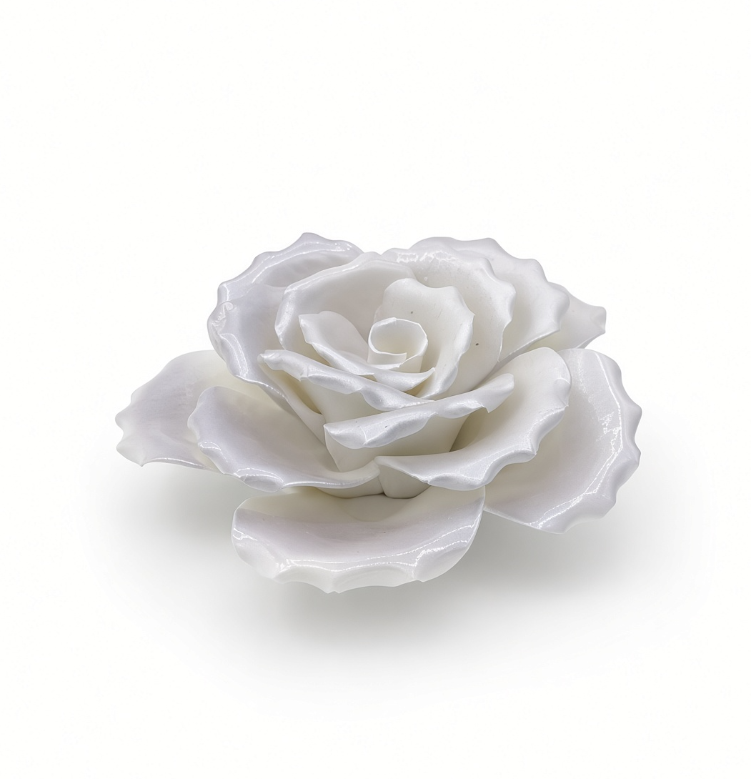 Handmade Light Pink Rose Flower Incense Holder
