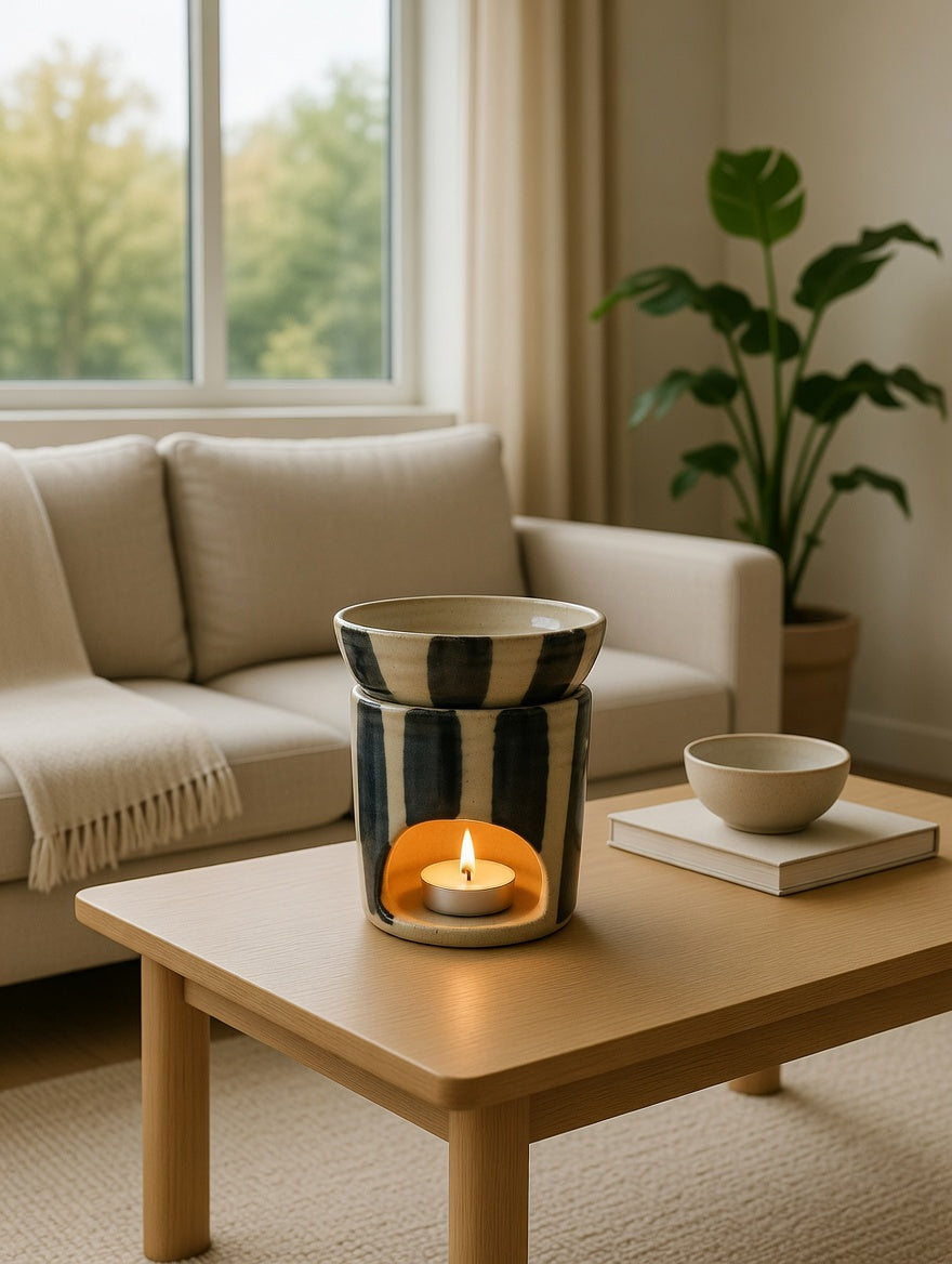 Stripe Wax Burner