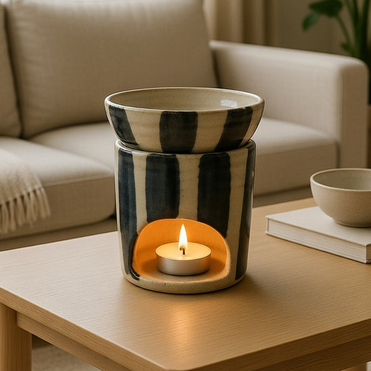 Stripe Wax Burner