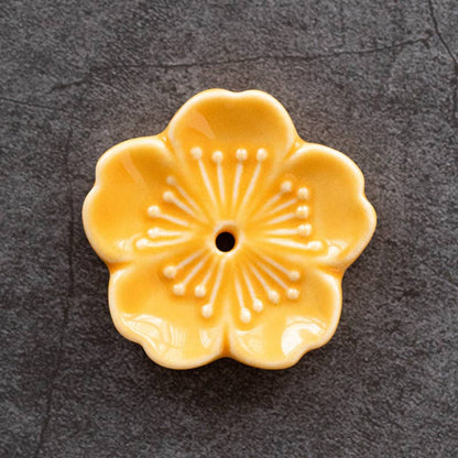 Ceramic Flower Incense Holder