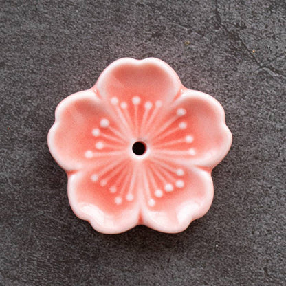 Ceramic Flower Incense Holder