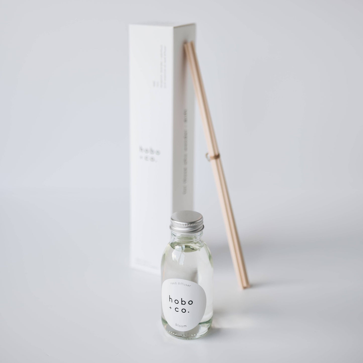 Hobo+Co Bloom Essential Oil Reed Diffuser at Joetie Home Fragrance. Luxury Handmade Apothecary Soy Candles